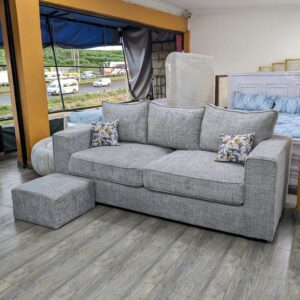Modern Three seater Plus puff (leg-rest)