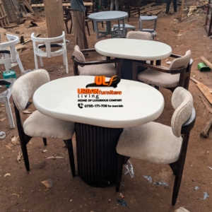 2 Seater Marble top Dining set