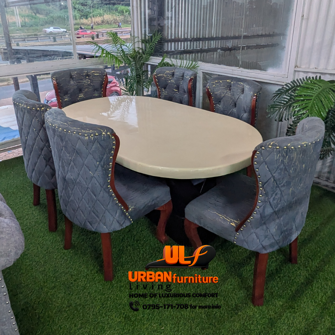 Regal Oval 6-Seater Dining Set - Image 2