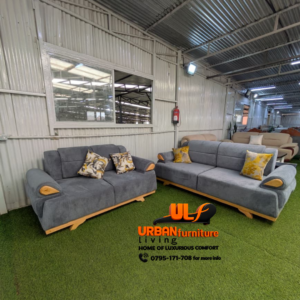 Imperial Grey 5-Seater Sofa Set