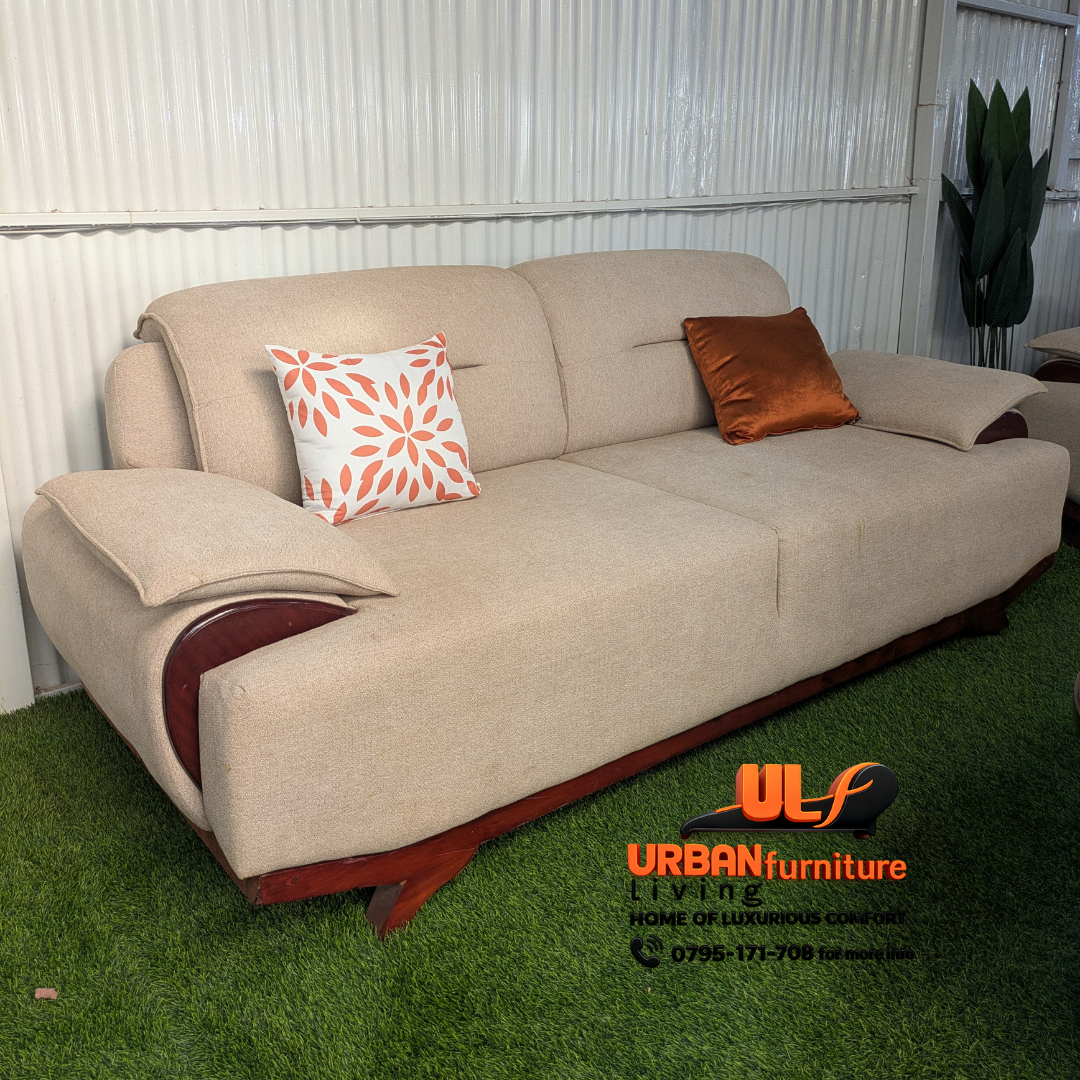 Royal Comfort 3+2 Grey Sofa Set - Image 2