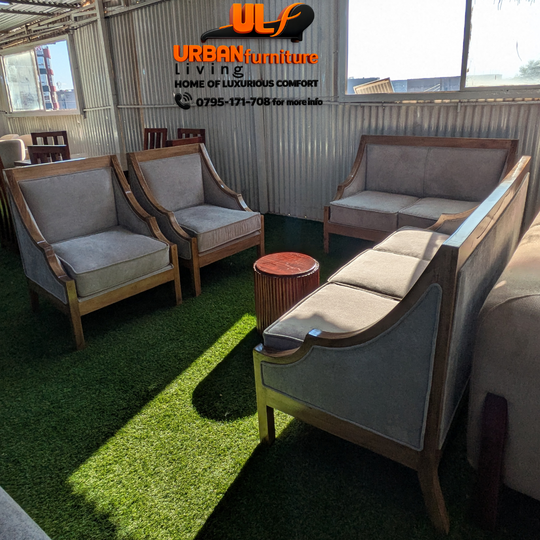 Heritage Wooden Sofa Set (3+2+1+1)