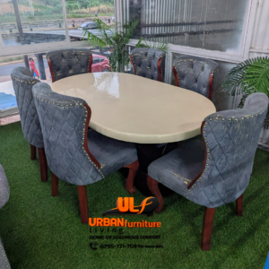 Prestige 6-Seater Oval Dining Set